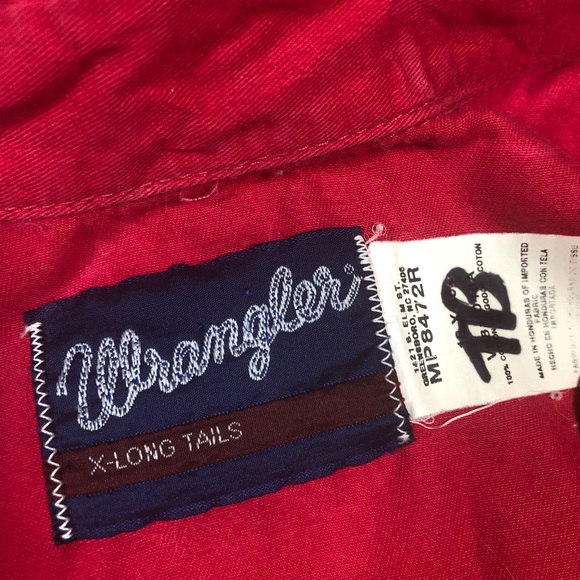 Red Wrangles Button Down - Picture 2 of 2